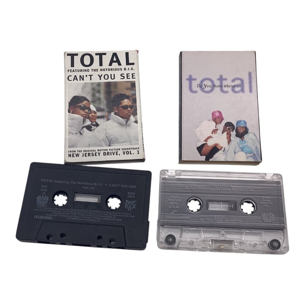 Total Cant You See & Do You Think‎ About Us VTG Cassette Tapes Lot of 2